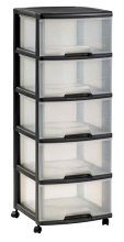 Curver skuffereol 5 skuffer 38,8 x 100 x 37,1 cm